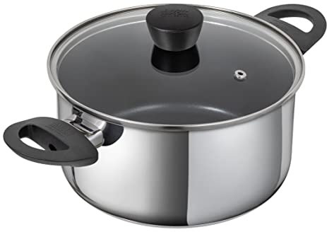 KUHN RIKON Classic Kochtopf beschichtet mit Deckel, 5,3 Litre/24 cm, Induktion