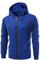 Sweatshirt Herren Sport Casual Mode Hit Farbe Und Winter Herren Strickjacke Bequemes Lauftraining Fitness Herren Übergangsjacke H-Blue L