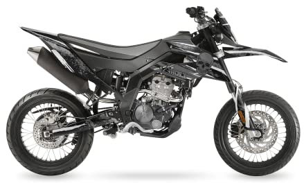 ARider Dekor (Aufkleber) für Aprilia SX 125 2018-2022 | Skull Edition (Weiß)