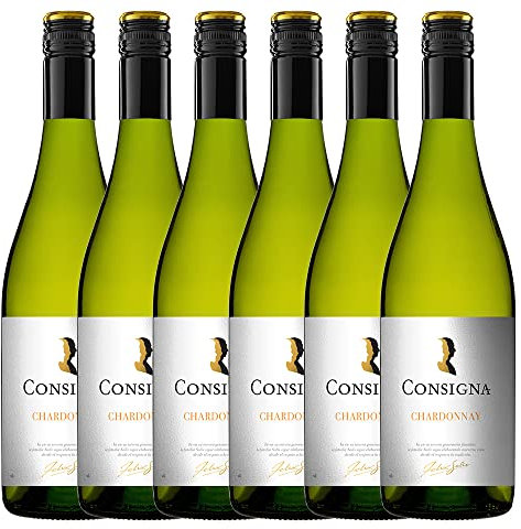Consigna Felix Solis Sl Vino Blanco Chardonnay, 0.75 L - Pack de 6-6 Paquetes de 750 ml - Total: 4500 ml