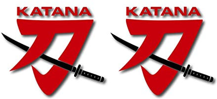 Motorrad Fahrrad Für Suzuki Katana Katana Reflektierende wasserdichte Radaufkleber Helm Moto Logo Schmücken (Color : Reflective red)