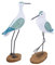 Warmhm 2st Möwe-Ornament Nautische Tischdekoration Nautische Tierfigur 2022 Einzugsgeschenke Tier Statue Vögel Gartenfiguren Gartenschmuck Holz Nautischer Garten Fernsehschrank Strand
