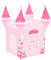 Baroni Toys Princesses Château Tente de Jeu pour Enfants 3 4 5 6 7 Ans, Sac de Transport, Tente de Jeu pour l'Intérieur et l'Extérieur, Maison de Jeu pour Filles, Cabane d’Enfant, 80x80x130 cm
