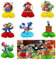VOCDEMERI Tischdekoration Geburtstag Junge 7 Stück Bienenwabe Mittelstücke Honeycomb Dekorationen Cartoon Thematische Honeycomb Dekoration Kindergeburtstage Party Tischdeko