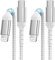 ULIFTUS USB C Lightning Cable [1M, 2Pack], Braided Nylon USB C to Lightning Lead PD Fast Charging Cord for Apple iPhone 14 13 12 11 Pro Max Xs Xr X 8 7 6 Plus SE (Silver)