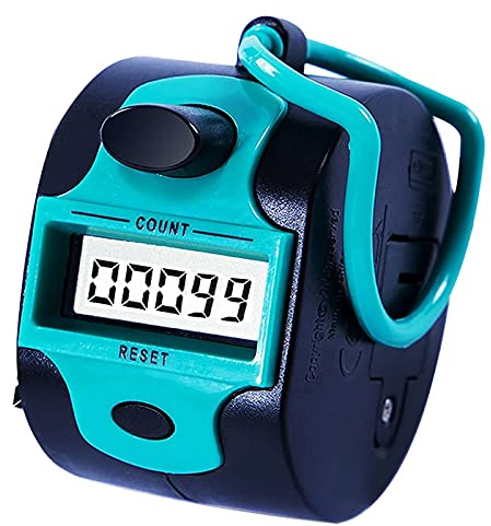 SRMAN Zähler Elektronischer Clicker Manueller digitaler Zähler Fingerring Mechanischer Handzähler für Row People Golf