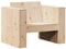 vidaXL Gartensessel, Outdoor Sessel mit Armlehnen Rückenlehne, Stuhl für Garten Terrasse, Gartenstuhl Gartenmöbel Terrassenmöbel, Massivholz Kiefer