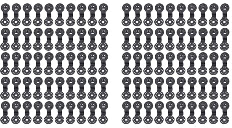 Etnalsailbo 100 morsetti per tende da sole, accessori per tende da sole, clip in plastica Shade Cloth, facili da installare e dimensioni adatte per giardino in serra