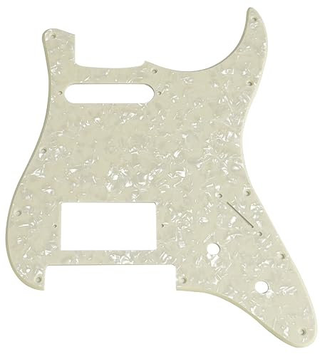 Battipenna per chitarra Stratocaster Floyd Rose Tremolo HS Humbucker (1 strato crema perla)