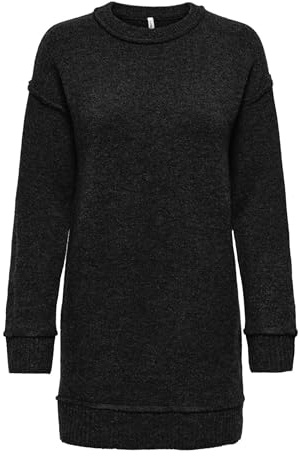 ONLY Damen Onlhazel Ls O-Neck Dress Bf KNT