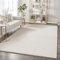 the carpet Cosy kuschelig Warmer Fellteppich, weich und elegant, waschbar und Fußbodenheizung geeignet, Öko-Tex Zertifiziert, Beige, 200 x 280 cm
