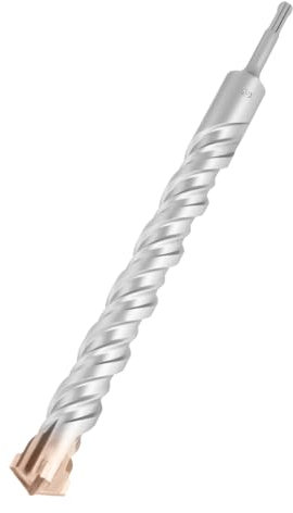 Hilpaty Broca SDS Plus para Hormigon 32x350mm, Professional Brocas Martillo con 4 Filos de Corte - Para Hacer Agujeros en el Hormigón, Piedra, Granito, Ladrillo, Mampostería