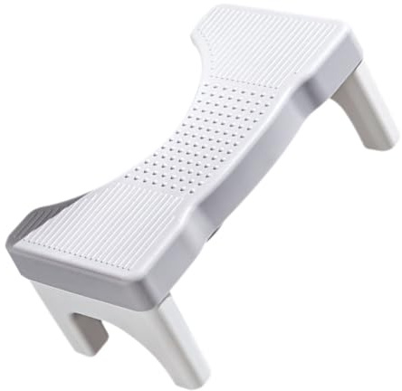 SOPOTUTU Tabouret De Toilette à La Turque En Polypropylène, Repose-pieds Antidérapant, Taille, Usage Salle De Bain, Aide à La Défécation, Adapté Adultes, Garçon Et Filles Et Seniors