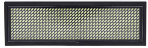 LED-Namensschild, wiederaufladbares LED-Namensschild, wiederverwendbar, Preisschild, scrollende Nachrichtenanzeige, chinesische 4-Zeichen-Schild-Anzeige für Restaurant, Geschäft (Weiß)