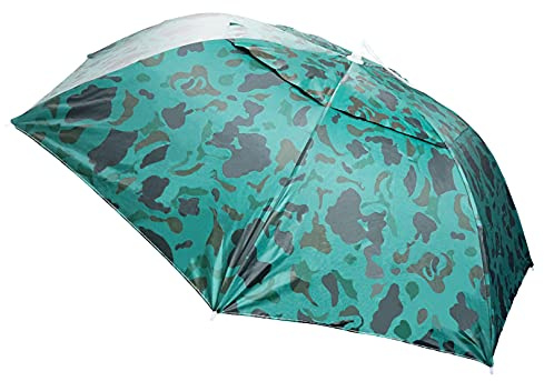 Aoneky Cappello Ombrello Pieghevole Regolabile Diametro di 90 cm, Utile per Pesca, Giardinaggio, Fotografia, Golf (Camuffare)