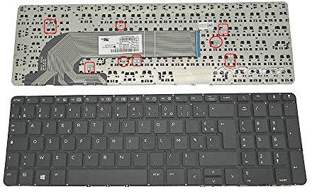 Clavier AZERTY Français Compatible avec HP ProBook 450 Serie 450 G1 450 G2 sans Frame