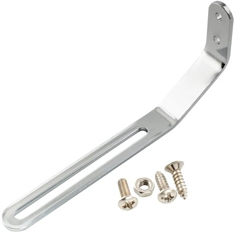 Musiclily Pro Universal Pickguard Bracket Haltebügel für Archtop Jazz Hollow Body Gitarre, Chrom