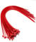 Fascette fermacavi, 450 mm x 4,8 mm, extra lunghe, fascette in nylon con cerniera (50, rosso)
