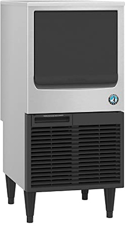 Hoshizaki KM-81BAJ 17.75-Inch Air-Cooled Undercounter Crescent Cube Ice Machine Maker with 38 lb. Storage Capacity, 86 lbs/Day, 115v, NSF