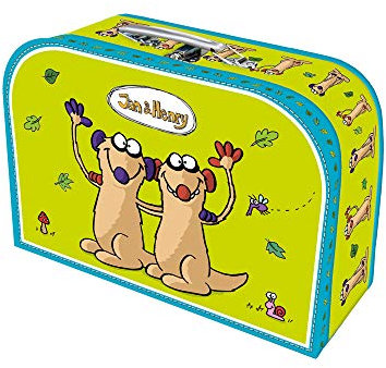 Trötsch Kinderkoffer Medium Jan und Henry: Pappkoffer Reisekoffer Kinder Spielkoffer (Jan & Henry)