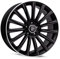 Keskin KT18 8JX18 5/112 ET45 72.6 MATT BLACK LIP POLISH Alufelge