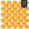 3-Star Premium Qualität Tischtennisbälle D40+ ABS Material Ping Pong Bälle, Gelb, 50 Stück