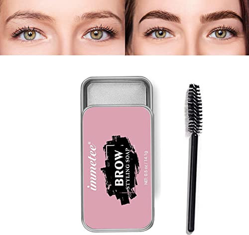 immetee Control Freak Savon à Sourcils, Gel Sourcils, Savon Sourcils Transparent, Gel Sourcils Transparent Fixateur, Brow Lift Kit Sourcil, Sourcils Maquillage, 10g. (1 PCS)