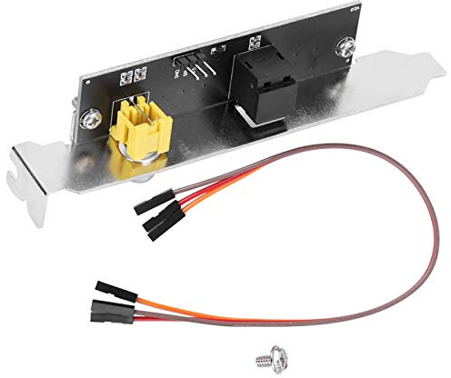 Kadimendium SPDIF OutPlate-Kabelhalterung Hochbeständige Motherboard-Halterung Digital Audio Output Back Plate-Kabel Industriegerät für /GIGABYTE/MSI-Motherboard