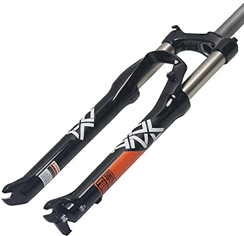 SJHFG Fourche Avant de la Bicyclette Suspendue pour Voie de Frein à Disque de 26 Pouces de 26 Pouces Voie de Frein de 110mm 1-1/8 Fourches (Color : Red)