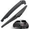 Rear Wiper Arm Blade Back Windscreen Wiper Assembly Replacement for Fiat 500 2007-2018, All Season Clean Window Natural Materials OEM: 51787577