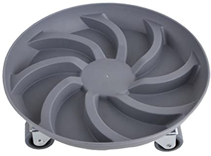 KLOSEKAKA66 Soucoupe avec Roues Soucoupe pour Pot de Fleur à roulettes Support à Roulette Pot de Fleur pour Le Jardin, la terrasse, la Cour, la Cuisine (Diameter:45cm,Gray)