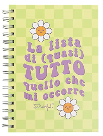 Mr. Wonderful Notizbuch - Die Liste von (fast) alles, was ich brauche