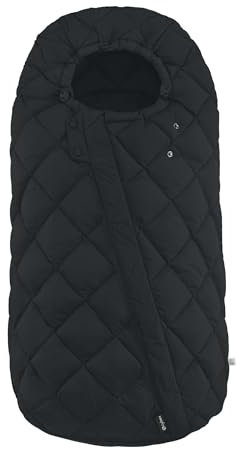 CYBEX Gold Fußsack Snøgga 2, Für Kinderwagen, Für Kinder von 6 Monaten bis 3 Jahren, TOG 4, Moon Black (Schwarz)