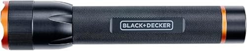 BLACK+DECKER Taschenlampe LED - 1200 Lm - 12 W - 200 M Lichtstrahl - Ø 48 x 233 MM - 360 G - Aluminium