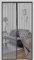 Mosquitera Puerta Magnetica 140x210cm, Cortina Antimoscas de Malla Antimosquitos con Iman,Cierre automático, No Requiere Herramientas, Fácil de Instalar, Rayas Negras