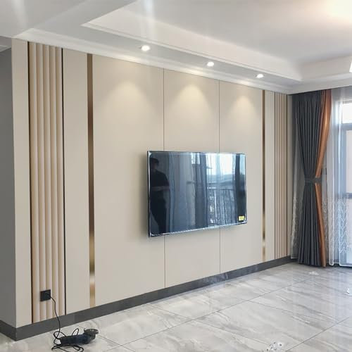 Papier Peint Beige Marron Moderne Papier Peint Panoramique Papier Peint Intissé pour Salon Chambre Couloir Tapisserie Murales Papier Peint 3d Papier Peint Décoratif Murale 274x254cm