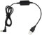 YINETTECH USB 5V auf DC 12V Stromkabel DC 4.0mm x 1.7mm Spannungswandler Step-Up-Kabel Netzteil-Adapterkabel für Router Modems Bluetooth-Lautsprecher Schwarz
