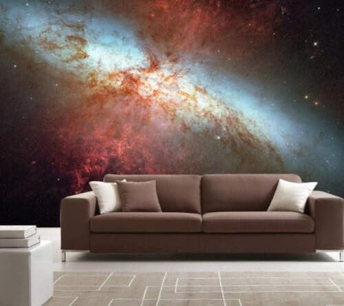 Violent Galaxy Encounter Wall 3DFototapete Poster Boards Wanddekoration fototapete 3D Tapete effekt Vlies wandbild Schlafzimmer-400cm×280cm