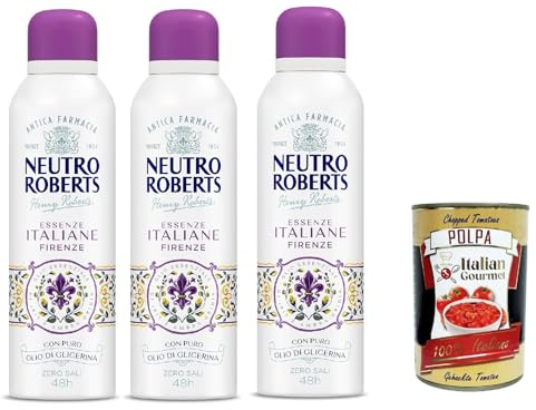 Italian Gourmet Bundle Deodorant Spray 3x 200ml + Italian Gourmet Polpa Gratis – 48h Frische Deo Spray mit Glycerinöl – Italienisches Körperpflege Vorteilspaket für Damen & Herren