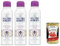 Neutro Roberts, Deodorant Deo Spray Firenze, Ohne Aluminiumsalze, Nullflecken, Mit Iris und grauem Ambra -ätherisches Öl, mit reinem Glycerinöl, 48H - 3x 200 ml + Italian Gourmet polpa 400g