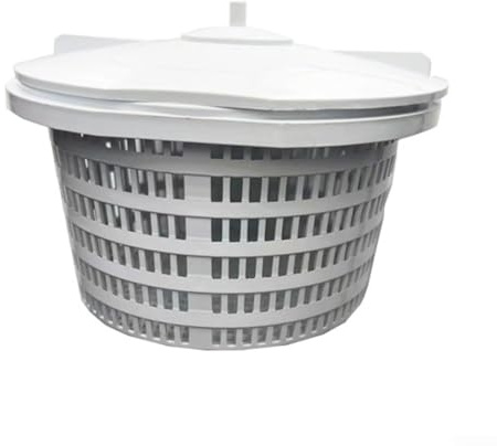 for Skimmer Basket(15L Capacity) Or Skimmer Lid(19 Cm Diameter) For SPX1091LX And SPX1091WM Skimmer Basket With Lid, Sturdy Plastic Build(Basket + Lid)