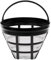 Dauer-Kaffeefilter, Für 8-12 Tassen Kaffee, Filtergröße 4, Mit Edelstahlgewebe, Kaffee Dauerfilter, Edelstahl Kaffee Filter Mesh Korb Waschbar Kaffeefilter Wiederverwendbar Dauerkaffeefilter