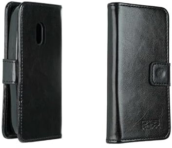 caseroxx Bookstyle-Case for Nokia 3210 (2024), Cover, faux leather, black, Card Slots & Magnetic Closure