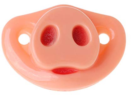 Schweinenase Lustiger Schnuller Lebensmittelechtes Silikon Lustige Baby Schnuller Schnuller Nippel Beißringe Kieferorthopädische Schnuller Für Kleinkinder