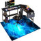 Gaming Bodenschutzmatte für Hartböden 80 x 120 cm Kratzfest Bodenmatte Stuhlunterlage rutschfest Gaming Bürostuhl Stuhlmatten Schreibtischstuhl Unterlage für Parkett, Laminat, Hartböden, Teppiche