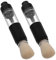 OSOLADY 2pièces Pinceaux De Maquillage Rechargeables Pinceau à Poudre Portable Pour Blush Poudre Et Enlumineur Brosse Multifonctionnelle Pour Voyage Et Application Facile