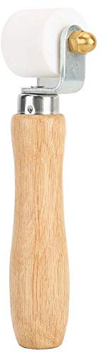 Rouleau de Pression Manuel Détachable en PTFE de 28 Mm, 1,1 Po, Pression en Téflon Blanc Résistant aux Hautes Températures de 28 Mm, Rouleaux de Peinture à 2 Voies de 1,1 Po,