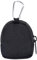 Porte-monnaie rond avec fermeture éclair et mousqueton, style sac à dos, porte-monnaie pour homme, petite pochette ronde comme portefeuille à monnaie, Noir , Refer to description, Unisexe