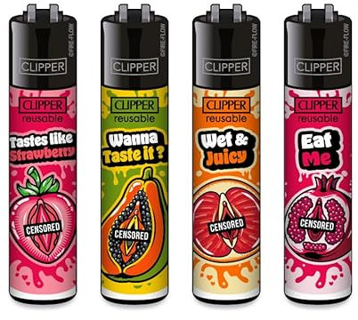 Clipper Feuerzeug Quartal 1/2025 (Eat Your Fruits)