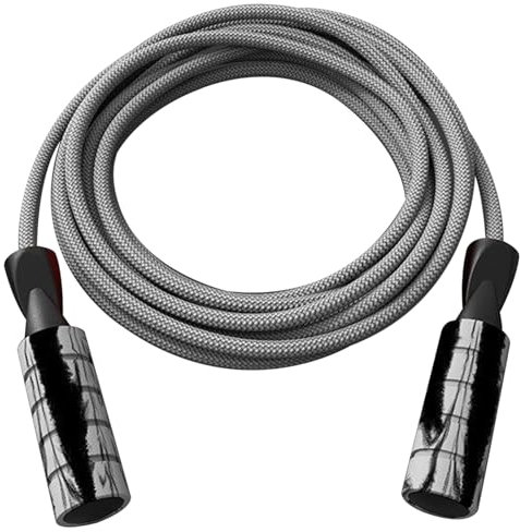 Weighted Jump Rope 9ft Adjustable Tangle-Free Skipping Rope with Ball Bearings and Non Slip Handle for Men Women Fitness Equipment Skipping Jump for Men